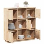 vidaXL Buffet 110 5x35x117 cm Bois de pin massif