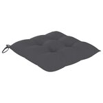 Vidaxl chaises pliables de jardin 2 pièces avec coussins bambou