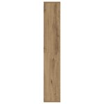 vidaXL Bibliothèque chêne artisanal 60x20x120 cm bois d'ingénierie