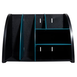 Organiseur De Bureau The Organizer Neo Deco - Noir/bleu Canard - Exacompta