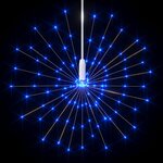 vidaXL Feux d'artifice de Noël d'extérieur 10 Pièces Bleu 20 cm 1400 LED