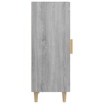 vidaXL Buffet Sonoma gris 34 5x34x90 cm Bois d'ingénierie