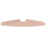 vidaXL Étagère flottante avec étagère 4 Pièces Rose 24 x 24 x 2 cm