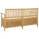 vidaXL Banc de rangement 2 -Seater 170 x 63 x 84 cm Rectangulaire