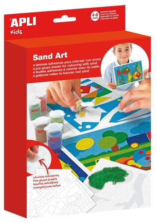 Kit cartes à sable et sable 4 cartes