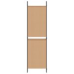 vidaXL Paravent à 6 panneaux Beige 300 x 180 cm Tissu