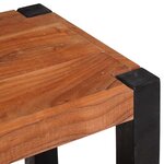 vidaXL Étagère 3 Pièces Marron 50 x 30 x 110 cm Bois d'acacia massif