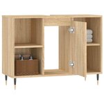 vidaXL Armoire salle de bain chêne sonoma 80x33x60cm bois d'ingénierie