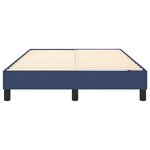 vidaXL Cadre de lit sans matelas bleu 120x200 cm tissu