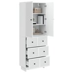 vidaXL Ensemble de Meubles 2 Pièces 66 x 34 5 x 90 cm Bois d'ingénierie