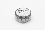 Masking Tape MT Slim 6 mm Set de 3 - deco F