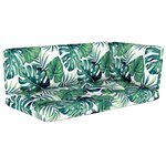 Vidaxl salon de jardin palette 6pièces avec coussins pin imprégné de vert