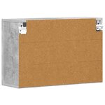 vidaXL Armoire suspendue Gris béton 60 x 20 x 40 cm Bois d'ingénierie