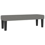 vidaXL Banc Gris foncé 100x30x30 cm Tissu