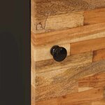 vidaXL Meuble d'appoint Marron 40 x 33 x 75 cm Bois de mangue massif