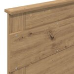 vidaXL Tête de lit Chêne artisanal 75 cm Bois d'ingénierie