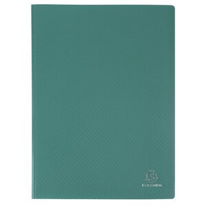 Protège-documents en polypropylène souple OPAK 160 vues - A4 Vert foncé x 8 EXACOMPTA