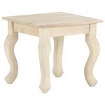 vidaXL Table d'appoint 43 x 43 x 40 cm Bois de manguier massif