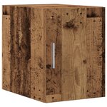 Meuble de rangement étroit vidaXL Vieux bois 30x42.5x225 cm Bois ingé