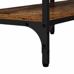 vidaXL Table console Bois ancien 160 x 29 x 80 cm Bois d'ingénierie