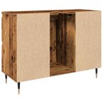 vidaXL Armoire de salle de bain vieux bois 80x33x60 cm bois ingénierie