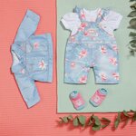 Zapf Creation 706268 - Baby Annabell Active Deluxe Jeans pour poupée de 43 cm