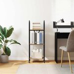 vidaXL Étagère chêne artisanal 40 x 30 x 109 cm Bois d'ingénierie