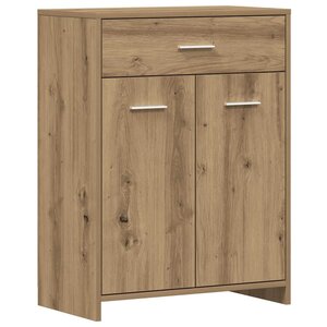 vidaXL Armoire de salle de bain chêne artisanal 60x33x80 cm