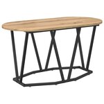 vidaXL Table basse Chêne artisanal 80 x 40 x 40.5 cm