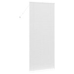 vidaXL Store de Fenêtre avec des rideaux Manuel Blanc Aluminium