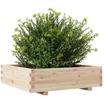 vidaXL Jardinière 90x90x26 5 cm bois de pin massif