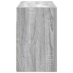 vidaXL Armoire murale de bain sonoma gris 60x25x40cm bois d'ingénierie