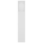vidaXL Armoire de tête de lit Blanc 180x18 5x104 5 cm