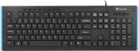 Clavier filaire ngs firefly avec rétro-éclairage latéral (noir)