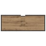 vidaXL Cabinet de salle de bain Chêne artisanal 90 x 33 x 60 cm