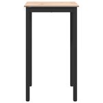vidaXL Table de bar Naturel 60 x 60 x 105 cm Bois de pin massif