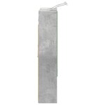 vidaXL Armoire Miroir de Salle de Bain Gris béton 60 x 14.5 x 70 cm