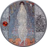 Pièce de monnaie en Argent 500 Francs g 17.50 Millésime 2024 Klimt Golden Five PORTRAIT OF BARONESS ELISABETH BACHOFEN-ECHT