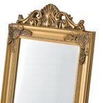 Miroir sur pied inclinable 160 x 40 cm doré 03_0007962