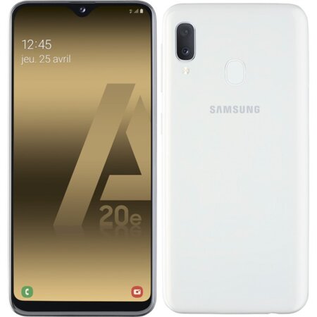 Samsung galaxy a20e dual sim - blanc - 32 go - parfait état