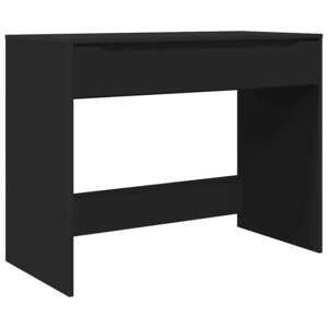 vidaXL Bureau avec tiroir Noir 100 x 50 x 78 cm Bois d'ingénierie