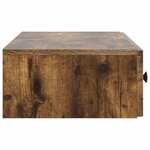 vidaXL Table d'appoint murale 87 5 x 34 5 x 17 cm Bois d'ingénierie