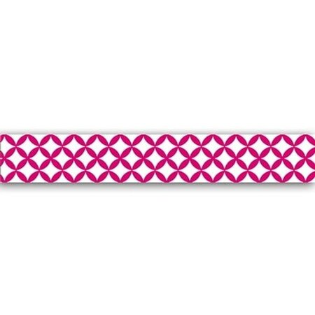 Masking Tape fuchsia et blanc 10 m