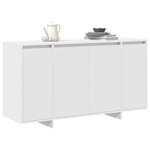 vidaXL Buffet Blanc 135 x 41 x 69 cm Bois d'ingénierie