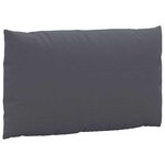 vidaXL Coussins de palette lot de 3 anthracite tissu oxford