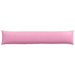 vidaXL Coussins de canapé 2 Pièces Rose 200 x 40 cm tissu