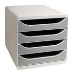 Module De Classement Big Box 4 Tiroirs Office - Granit - Exacompta