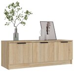 vidaXL Meuble TV Chêne sonoma 102x35x36 5 cm Bois d'ingénierie