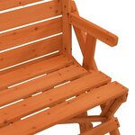 vidaXL Table de pique-nique avec bancs sapin massif 2 en 1 convertible