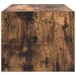 vidaXL Meubles TV 2 Pièces chêne fumé 60x31x25 5 cm bois d'ingénierie